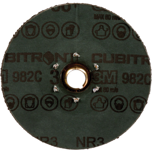 Cubitron II 982C Fibre Disc, Ceramic, 36+, 4-1/2" Dia Rock Safety Industrial Ltd