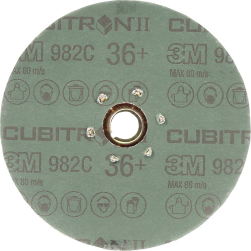 Cubitron II 982C Fibre Disc, Ceramic, 36+, 5" Dia Rock Safety Industrial Ltd