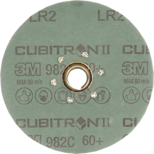 Cubitron II 982C Fibre Disc, Ceramic, 60+, 4-1/2" Dia Rock Safety Industrial Ltd