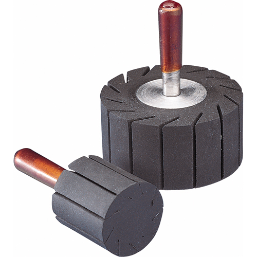 ACCESSOIRES POUR BANDES SPIRALES-MEULES &agrave; EXTENSION DIAM&eacute;TRALE FENDUE EN CAOUTCHOUC Rock Safety Industrial Ltd