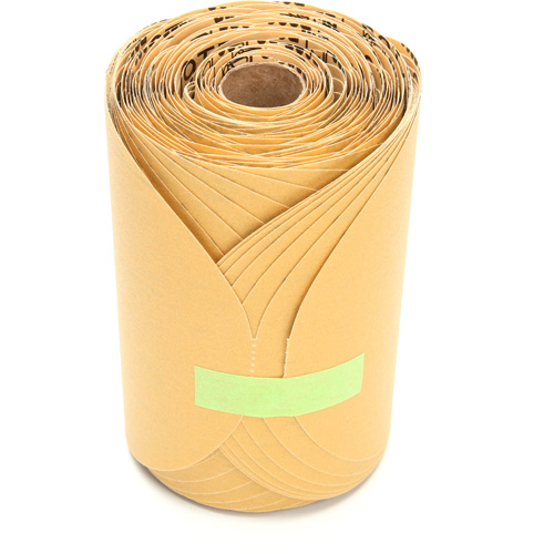 Stikit Gold Paper 216U Disc Roll, Aluminum Oxide, 6" W x 87' L, P220 Grit Rock Safety Industrial Ltd