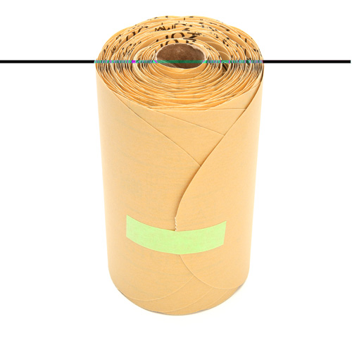 Stikit Gold Paper 216U Disc Roll, Aluminum Oxide, 6" W x 87' L, P400 Grit Rock Safety Industrial Ltd