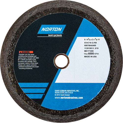 Gemini&reg; Non-Reinforced Portable Snagging Wheel Rock Safety Industrial Ltd