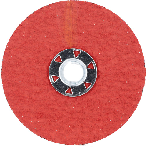 Blaze F980 Speed-Change Fastener Fiber Locking Disc, 4-1/2" Dia., 24 Grit, Ceramic Alumina Rock Safety Industrial Ltd