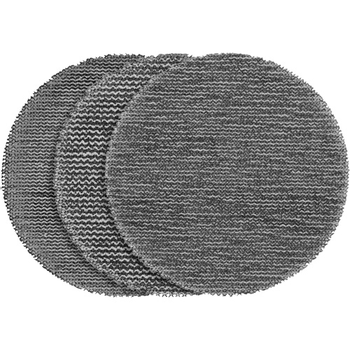 Disques de ponçage avec maille antid&eacute;chirure PowerGrid, dia 3", Grain Assorti, Oxyde d'aluminium Rock Safety Industrial Ltd