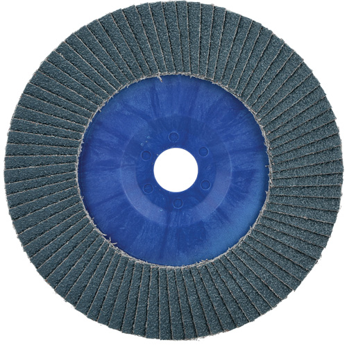 BlueFire Quick Trim Flap Disc, 7" x 7/8", Type 27, 40 Grit, Zirconia Alumina Rock Safety Industrial Ltd