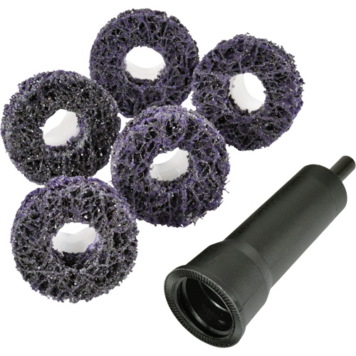 Scotch-Brite Roloc Pro Brake Hub Cleaning Disc Kit, Extra Coarse Grit, Silicon Carbide Rock Safety Industrial Ltd