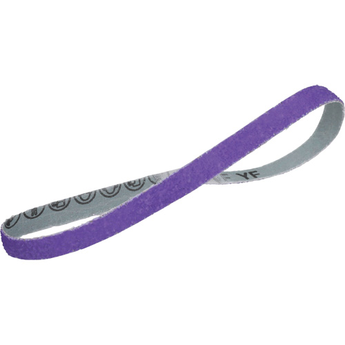 Courroie en toile 1184F Cubitron 3, 1/2" la x 18" lo, C&eacute;ramique, Grain 60+ Rock Safety Industrial Ltd