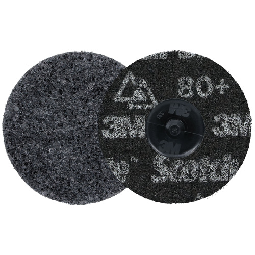 Scotch-Brite Roloc Precision Heavy Duty Surface Conditioning Disc, HD-DR, 3" Dia., 80+ Grit, Ceramic Rock Safety Industrial Ltd