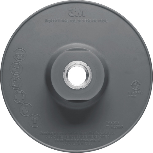 Ribbed Back-Up Pad, 4" Rock Safety Industrial Ltd