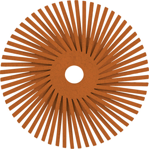 Scotch-Brite Type A Precision Radial Bristle Brush PN-RB, Ceramic, 80+ Grit, 3" Dia. Rock Safety Industrial Ltd