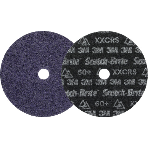 Disque de conditionnement des surfaces de pr&eacute;cision Scotch-Brite, HD-DH, 7" dia., Grain Tr&egrave;s grossier, C&eacute;ramique Rock Safety Industrial Ltd