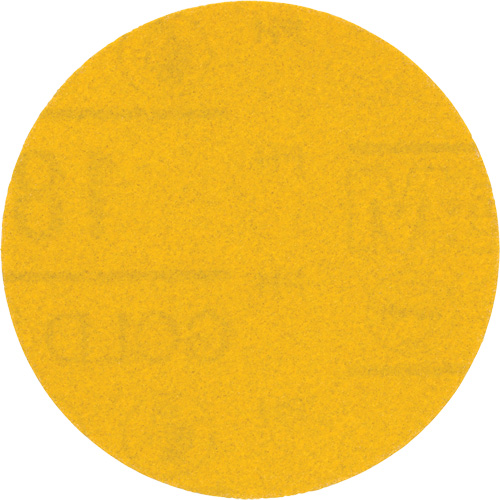 Hookit Gold Abrasive Disc, 09213, 3" Dia., 180 Grit, Aluminum Oxide, C-Weight Rock Safety Industrial Ltd