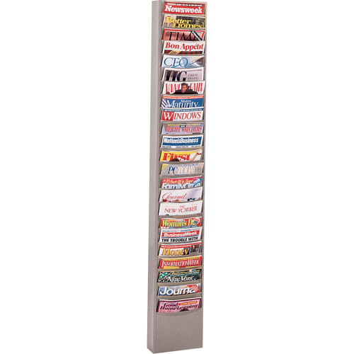 Pr&eacute;sentoirs, Stationnaire, 23 fentes, Acier, 9-3/4" la x 4-1/8" p x 65-1/2" h Rock Safety Industrial Ltd