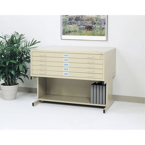 Steel Plan Files, 5 Drawers, 46-3/8" W x 35-3/8" D x 16-1/2" H Rock Safety Industrial Ltd