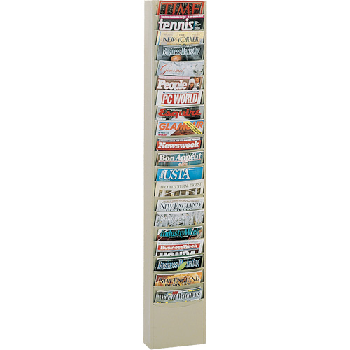 Porte-documents, Mural, 20 fentes, Acier, 9-3/4" la x 4-1/8" p x 58" h Rock Safety Industrial Ltd