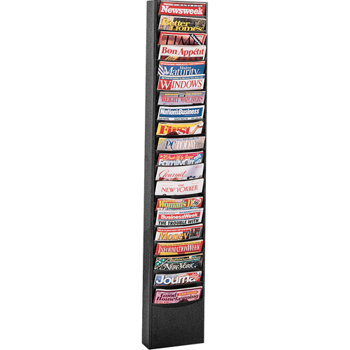 Pr&eacute;sentoirs, Stationnaire, 20 fentes, Acier, 13-1/8" la x 4-1/8" p x 58 1/2" h Rock Safety Industrial Ltd