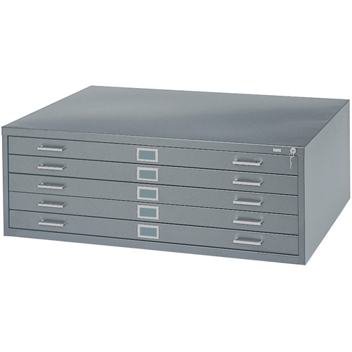 Steel Plan Files, 5 Drawers, 40-3/8" W x 29-3/8" D x 16-1/2" H Rock Safety Industrial Ltd