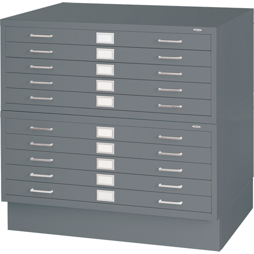 Steel Plan Files, 5 Drawers, 40-3/8" W x 29-3/8" D x 16-1/2" H Rock Safety Industrial Ltd