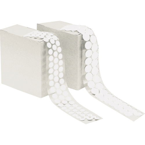 Attache en rondelle, Boucle, 3/4" dia., Adh&eacute;sif, Blanc Rock Safety Industrial Ltd