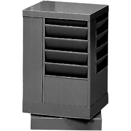 Pr&eacute;sentoirs, Rotatif, 20 fentes, Acier, 14-1/8" la x 14-1/8" p x 21-1/4" h Rock Safety Industrial Ltd