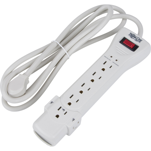 Protect-It Surge Suppressors, 7 Outlets, 2160 J, 1800 W, 7' Cord Rock Safety Industrial Ltd