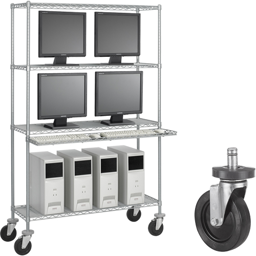 Trousse de roulettes de 5" en caoutchouc Rock Safety Industrial Ltd