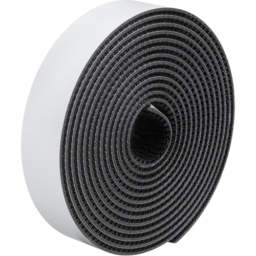 Dual Lock Reclosable Fastener, Self-Mating, 50 yds x 1/2", Adhesive, Black Rock Safety Industrial Ltd