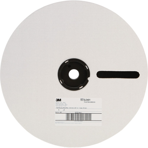 Attache ignifug&eacute;e, Boucle, 50 vg x 1", Cousu, Noir Rock Safety Industrial Ltd