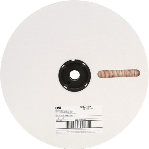 Attache, Boucle, 50 vg x 2", Adh&eacute;sif, Blanc Rock Safety Industrial Ltd