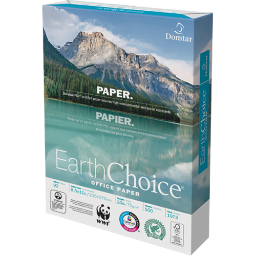EarthChoice&reg; Office Paper, FSC, 8-1/2" x 11", 20 lbs., White Rock Safety Industrial Ltd