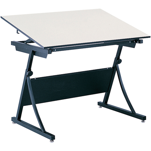 Table &agrave; dessin &agrave; hauteur r&eacute;glable PlanMaster, 43" la x 29-1/2" - 37-1/2" h, Noir Rock Safety Industrial Ltd
