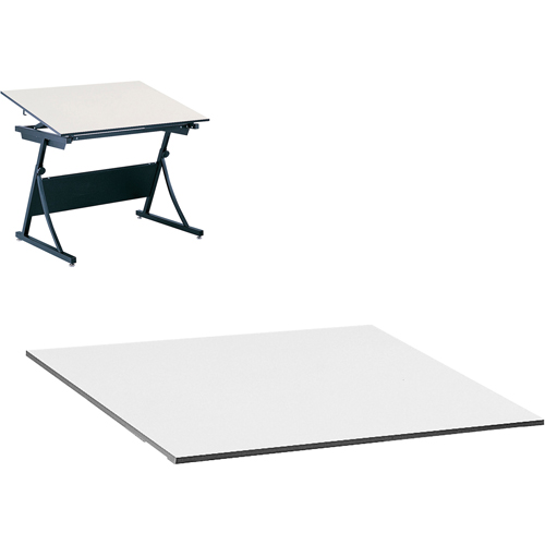 Dessus de table Planmaster, 60" la x 3/4" h, Blanc Rock Safety Industrial Ltd