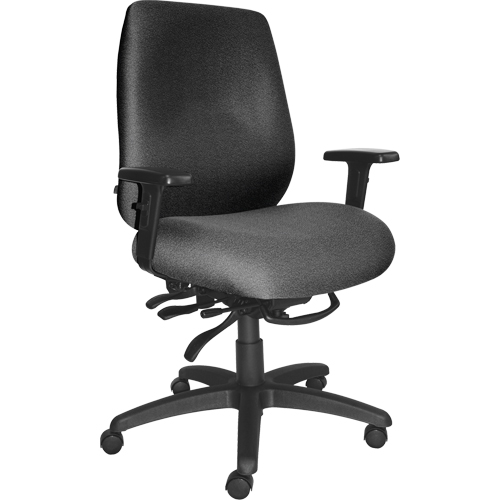 Cierra Heavy Duty Ergonomic Chairs, Fabric, Grey, 400 lbs. Capacity Rock Safety Industrial Ltd