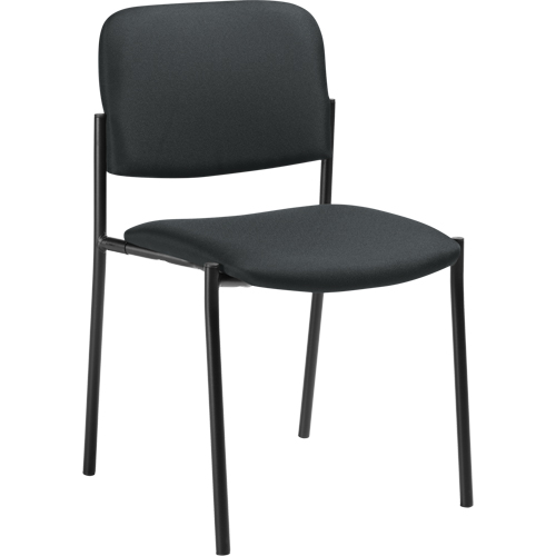 Chaises sans accoudoirs empilables, Tissu, Hauteur 32", Capacit&eacute; 300 lb, Charbon Rock Safety Industrial Ltd