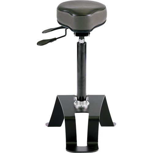 Chaise ergonomique assis-debout TA180, Vinyle Si&egrave;ge, Noir Rock Safety Industrial Ltd