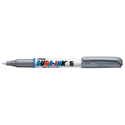Marqueur permanent Dura-Ink no 15, Fin, Argent Rock Safety Industrial Ltd