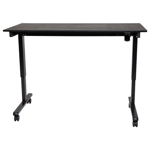 Bureau ajustable pour travail debout, , 45-1/4" h x 29-1/2" p, Noir Rock Safety Industrial Ltd