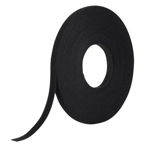 One-Wrap&reg; Fastener Tape, Hook & Loop, 25 yds x 1/2", Self-Grip, Black Rock Safety Industrial Ltd