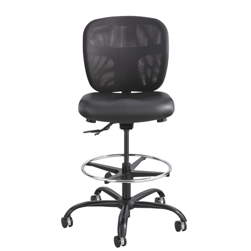 Tabouret robuste Vue, Vinyle, Noir, Capacit&eacute; 350 lb Rock Safety Industrial Ltd