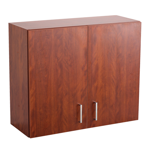 Modular Wall Cabinet, 30" H x 36" W x 15" D, 1 Shelves, Melamine, Mahogany Rock Safety Industrial Ltd