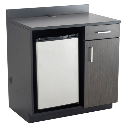 Modular Cabinet, Melamine, 39" H x 36" W x 25" D, Asian Night/Black Rock Safety Industrial Ltd