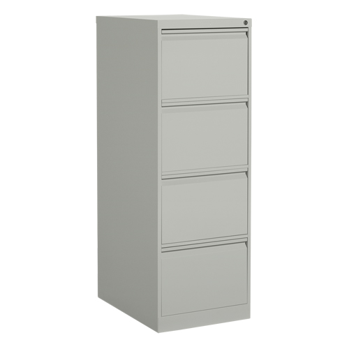 Classeur vertical, Acier, 4 tiroirs, 18-1/7" la x 25" p x 52" h, Gris Rock Safety Industrial Ltd