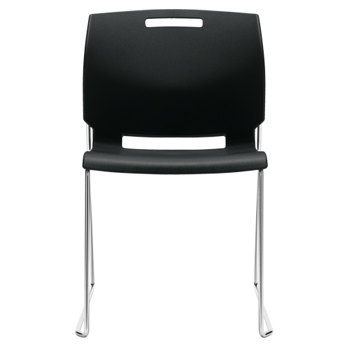 Chair, Plastic, 32-1/2" High, 300 lbs. Capacity, Black Rock Safety Industrial Ltd