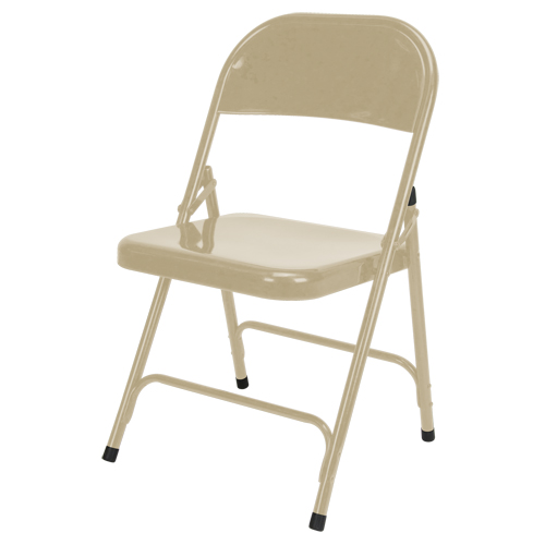 Chaise pliante, Acier, Beige, Capacit&eacute; 300 lb Rock Safety Industrial Ltd