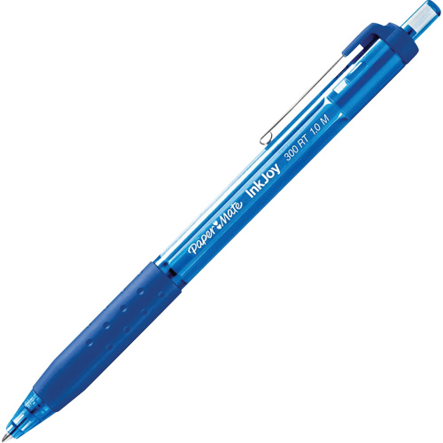 Inkjoy 300RT Pen, Blue, 1 mm, Retractable Rock Safety Industrial Ltd