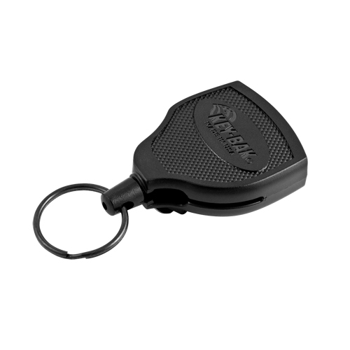 Porte-cl&eacute;s autor&eacute;tractable robuste Super48, Polycarbonate, C&acirc;ble 48", Fixation Agrafe de ceinture Rock Safety Industrial Ltd