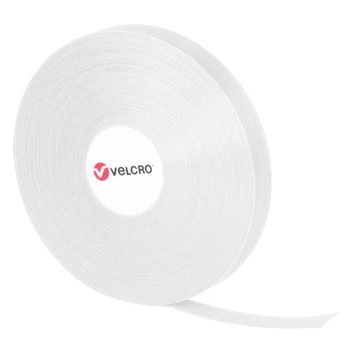 QWIK Fastener Ties, Hook & Loop, 25 yds x 3/4", Self-Grip, White Rock Safety Industrial Ltd