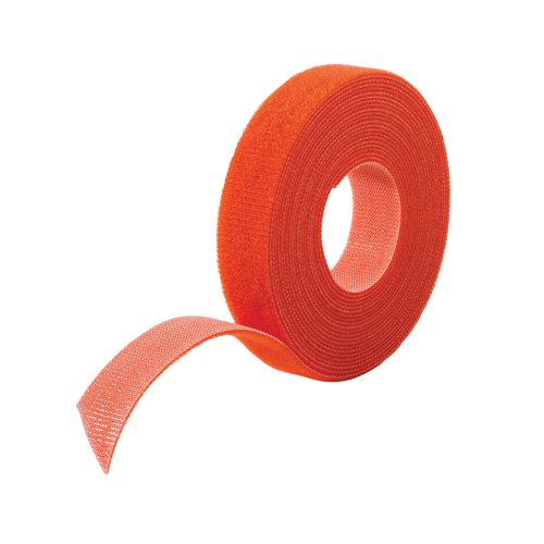 Ruban pour gestion des c&acirc;bles One-Wrap, Boucle et crochet, 25 vg x 3/4", Auto-aggripant, Orange Rock Safety Industrial Ltd