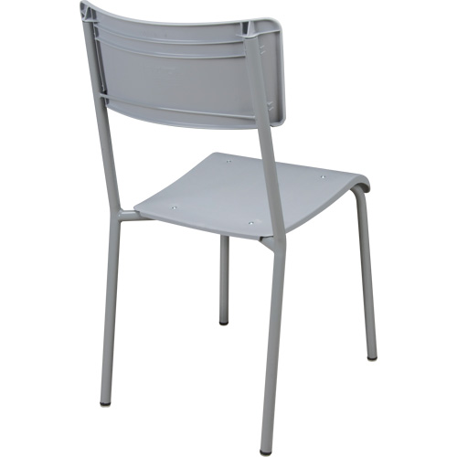 Chaises empilables Ventura, Polypropyl&egrave;ne, Hauteur 36", Capacit&eacute; 300 lb, Gris Rock Safety Industrial Ltd